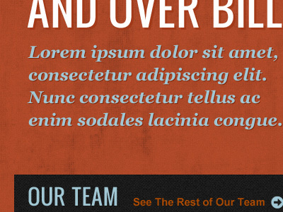Dribble 03 slideshow typography website