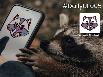 #DailyUI 005 App Icon dailyui design racoon ui