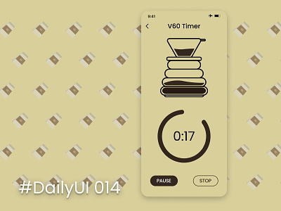 #DailyUI 014 - Countdown Timer coffee dailyui design illustration ui