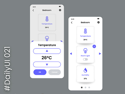 #DailyUI 021 - Home Monitoring Dashboard