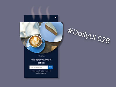 #DailyUI 026 - Subscribe coffee dailyui design illustration ui
