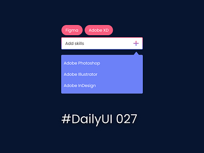 #DailyUI 027 - Dropdown dailyui design ui