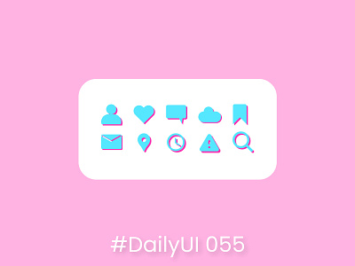 #DailyUI 055 - Icon Set