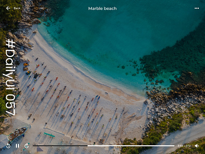 #DailyUI 057 - Video Player dailyui design summer ui