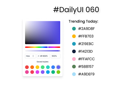 #DailyUI 060 - Color Picker