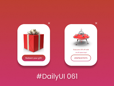 #DailyUI 061 - Reedem coupon dailyui design ui