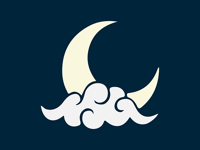House of Moon creative exercise design illustration sigil vector