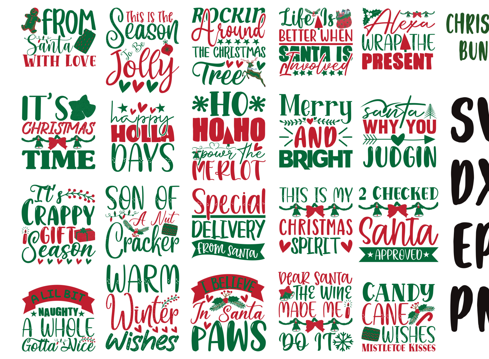 CHRISTMAS SVG BUNDLE by CREATIVE-DESIGN STORE on Dribbble