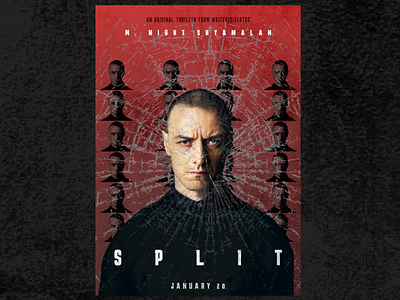 Poster - Split (Movie) art cartaz cartaz publicitario figma graphic design movie poster