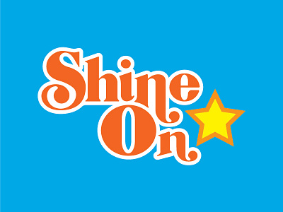 Shine On branding design identity logo vector