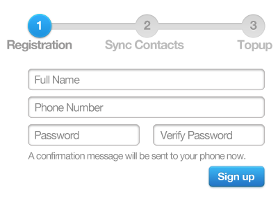 registration form form progress registration