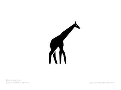 Giraffe Logo animal animal logo brand mark branding geometric giraffe giraffe giraffe icon giraffe logo giraffe silhouette icon illustration ink animal logo logo for sale