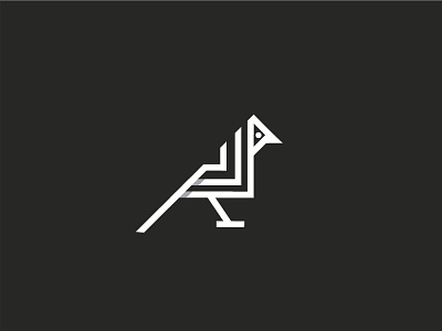 Geometric bird / brandmark / logo / icon