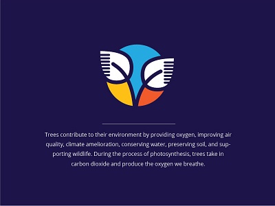 Tree and environment logo/ icon