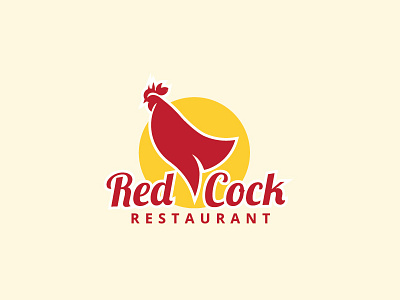 Cock restaurant logo bar chicken cock food logo restaurant rooster