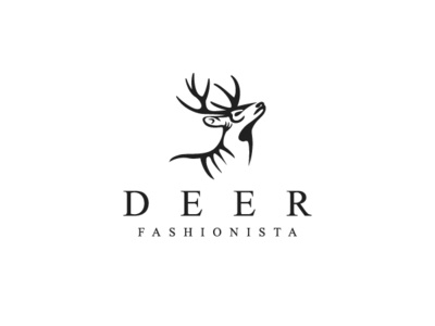 Deer Logo animal deer deer logo fashion logo ink animal logo logo design logo for sale vector