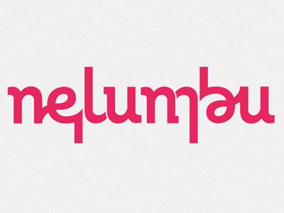 Nelumbu Logo agency ambigram creative logo