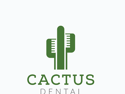 Cactus Dental Custom Logo design logo