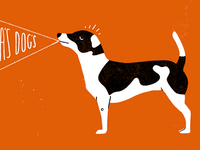 Dogsitting Business Card Illustration graphic design illustration procreate