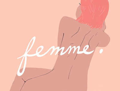 Femme de la Femme body design female illustration procreate women