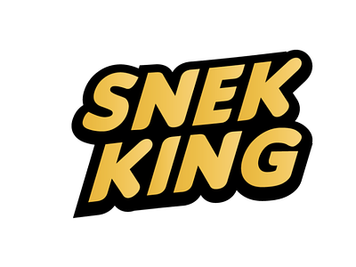 Snek_King Logo Design branding design graphic design logo typography vector