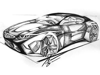 BMW M3i by Simon Designs art artwork bmw bmw design bmw m3i car design concept car design designer illustration painting simon designs