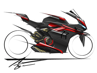 Ducati Panigale V4 Carnage Carbon by Simon Designs art artwork carbon carnage design designer ducati ducati panigale v4 ducati v4 graphic decal graphic sticker illustration livery design motorcycle art painting simon designs