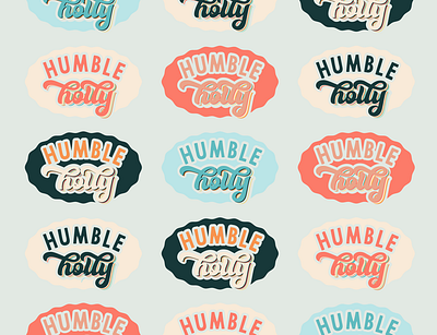 Humble Holly | School counselor logo branding graphic design logo