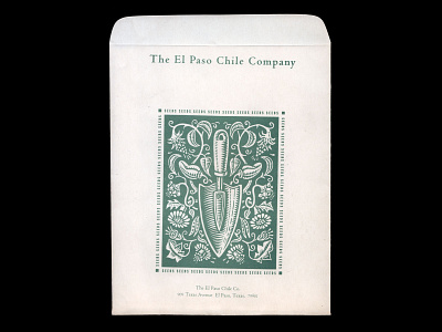 Seed Envelope for El Paso Chile Company