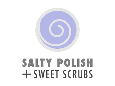 Salty Polish + Sweet Scrubs Logo