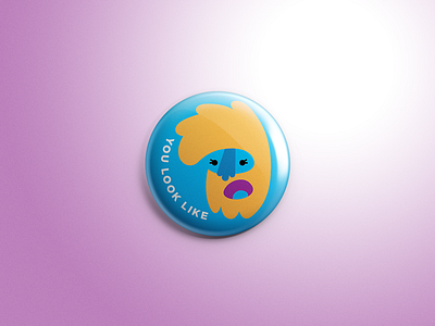 You Look Like January - Buttons buttons character design comedy illustration memphis vector