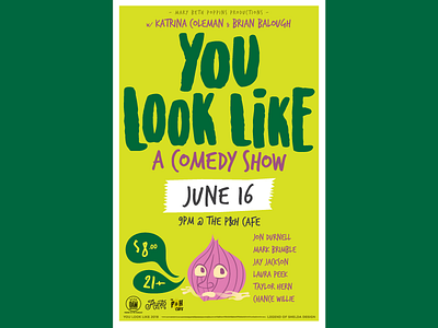 You Look Like a June Poster comedy illustration poster vector