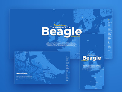 Charles Darwin and the Voyage of the Beagle cartography data dataviz educational google maps map mapbox mapbox studio science scrolling webdesign webflow