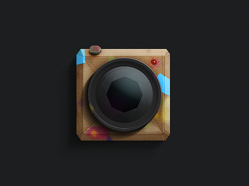 Cardboard camera by Carlos Toledo on Dribbble