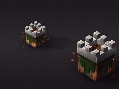 Isometric archery tower