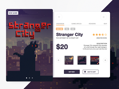 Stranger City game card