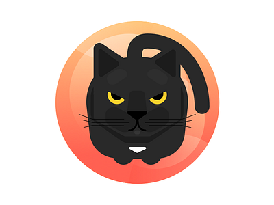 Jon Jon cat illustration sketchapp vector