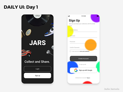 DAILY UI: Day 001 [Sign-up] dailyui dailyuichallenge dailyuiux dailyuiuxchallenge dailyuiuxdesign ui uiux ux