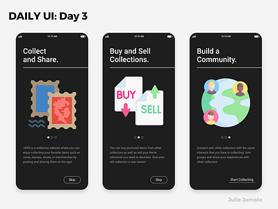 DAILY UI: Day 003 [On-boarding / Landing Page]