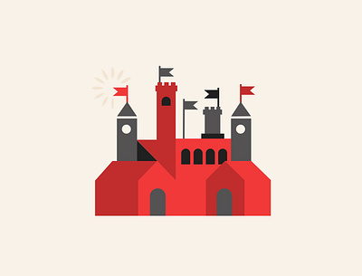 Castles design icon illustration vector