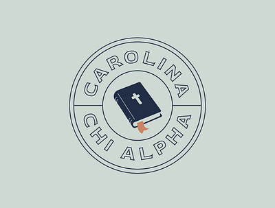 Carolina Chi Alpha College Ministry branding design icon illustration logo typography vector