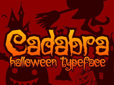 Halloween Typeface font halloween halloween design pumpkin scary typeface