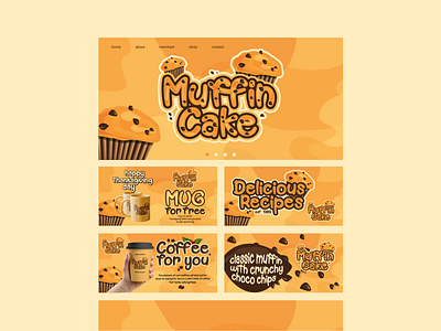 Web preview branding cake shop webdesign website