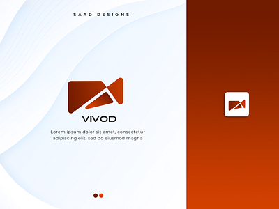 VIVOD logo design 
modern minimal logo design