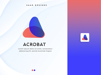 ACROBAT logo design 
modern minimal logo design