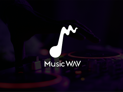 Music Wav logo design brand identity design branding graphic design logo logo designer minimal modern unique