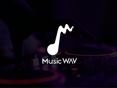Music Wav logo design