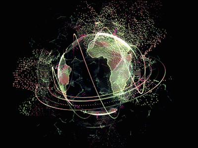 "Albeit it does move" adobe ae earth globe light motion motion graphic planet ring trapcode form