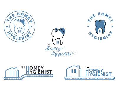 The Homey Hygienist (WIP) design graphicdesign illustration illustrator logo vector