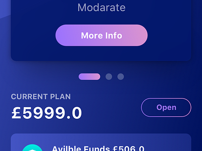 Finance App (dark Version) By Moinul Ahsan For Devloon On Dribbble